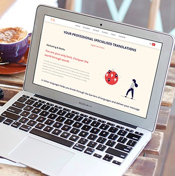 Mockup du site IOL Translation Mockup du site IOL Translation